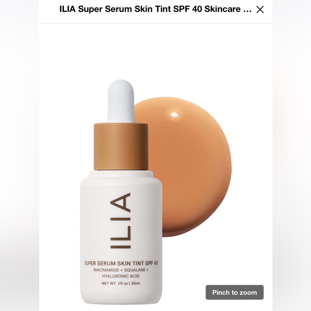 Ilia Super Serum Skin Tint Shade ST 12.5